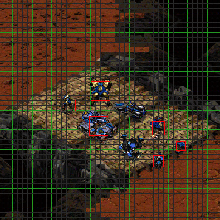 Starcraft 1 pathfinding grid